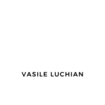 Logo servicio de construcción inmobiliaria simple azul