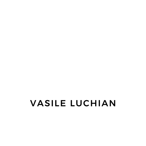 Logo servicio de construcción inmobiliaria simple azul